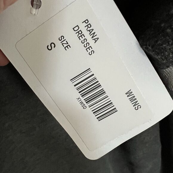 Prana Rosie Dress Ashy Gray Size Small Long Sleeve Sweater Dress w Pockets NWT - Picture 4 of 8